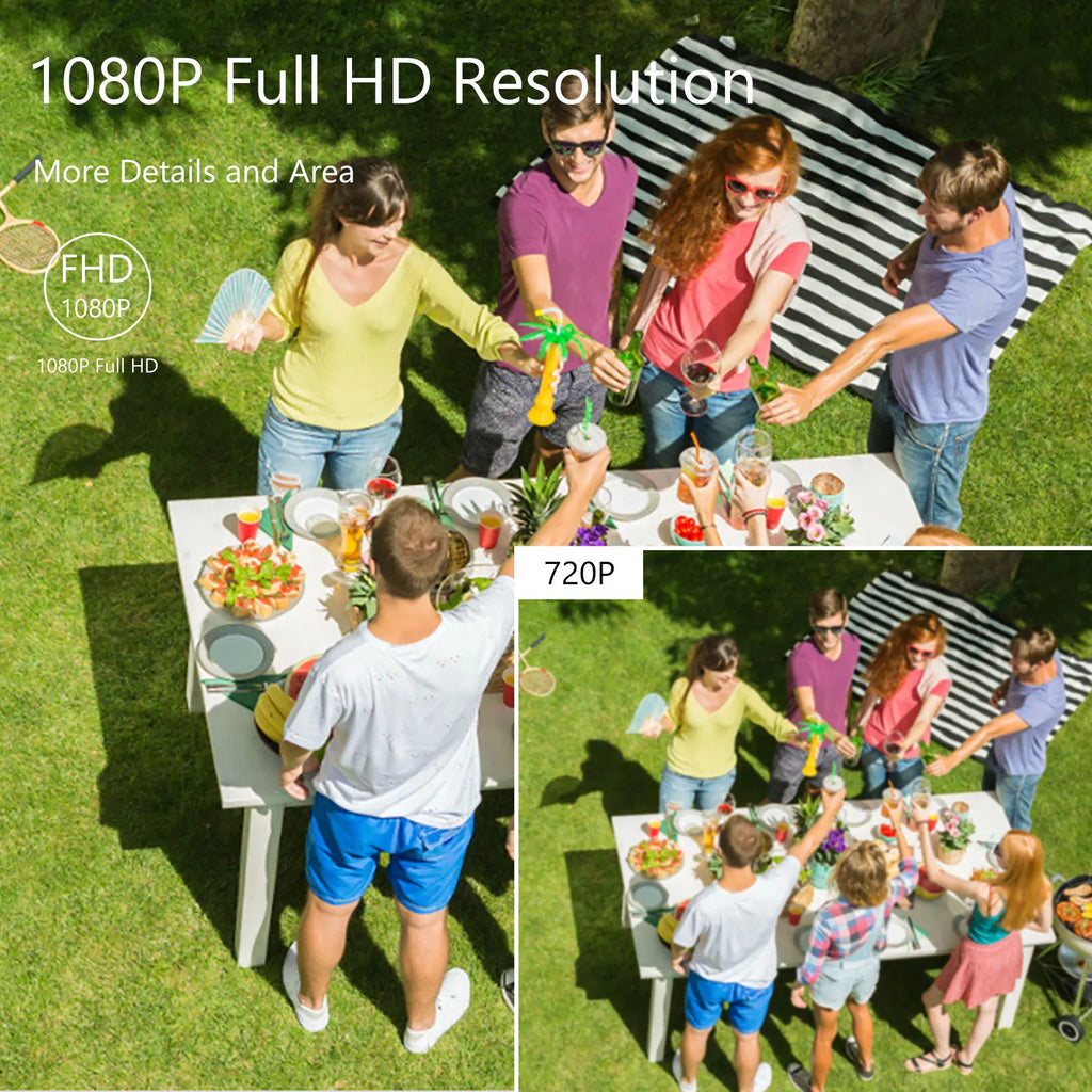 2MP 1080P Full High Definition Security Camera Outdoor/Indoor Infrared Night Vision Weatherproof Surveillance CCTV Bullet Camera