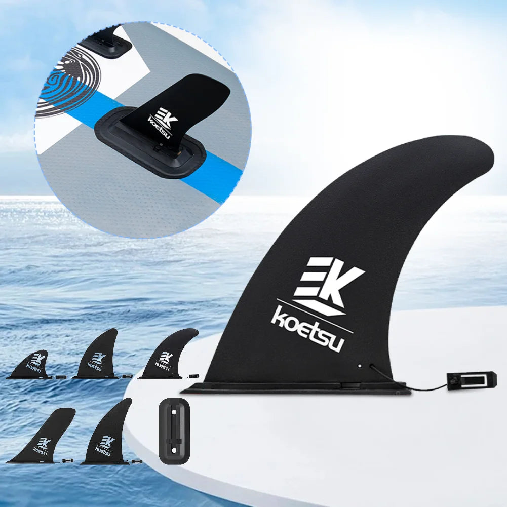 4.5/8/9/9.5/10Inch Surfboard Fin SUP Accessories Stand Up Paddle Board Slide-in Fin Detachable Surf Water Wave Fin Stablizer