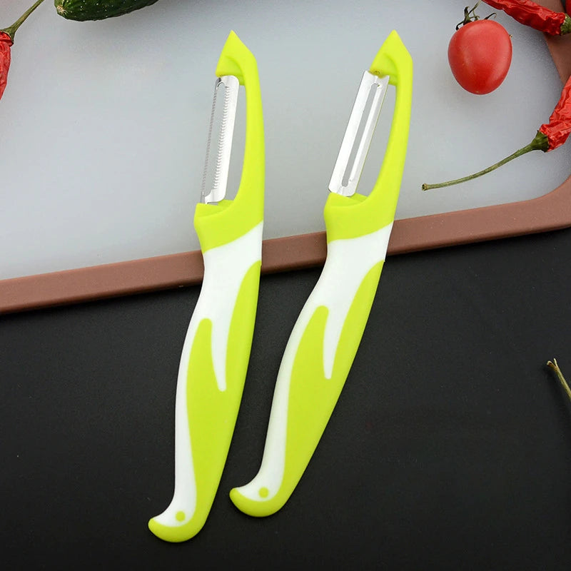 1pc Stainless Steel Carrot Potato Peeler Anti-slip Fruits Vegetables Slicer Cutter Hand Tool Kitchen Gadgets