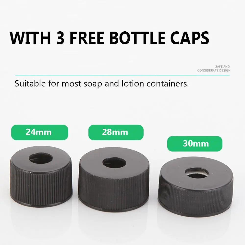 Stainless Steel Soap Dispenser Bathroom Kitchen Sink Mounted No-spill Water Pump Dishwashing Liquid Lotion Dispenser