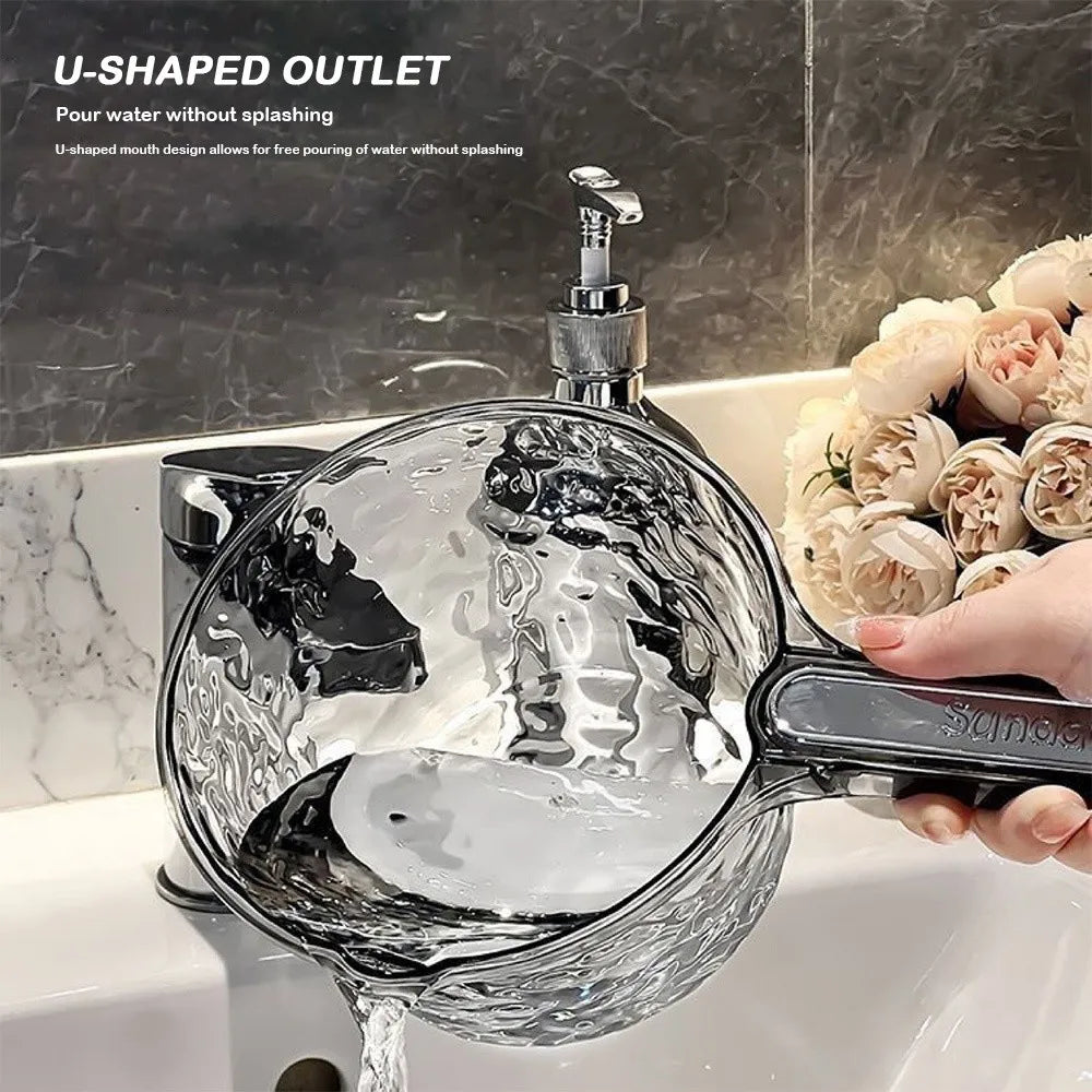 Durable Thickened Dipper Water Ladle PET Unbreakable Water Scoop Transparent Bathing Spoon Kitchen Gadgets