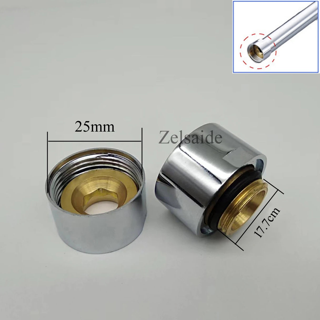 10/20/30/40/50/60/70cm brass/stainless steel shower extension rod, shower lengthen pipe