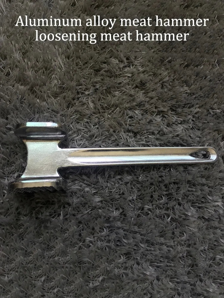 Household Aluminum Alloy Meat Tenderizer Hammer Heavy Duty Double-Sided Tenderizer Kitchen Tool