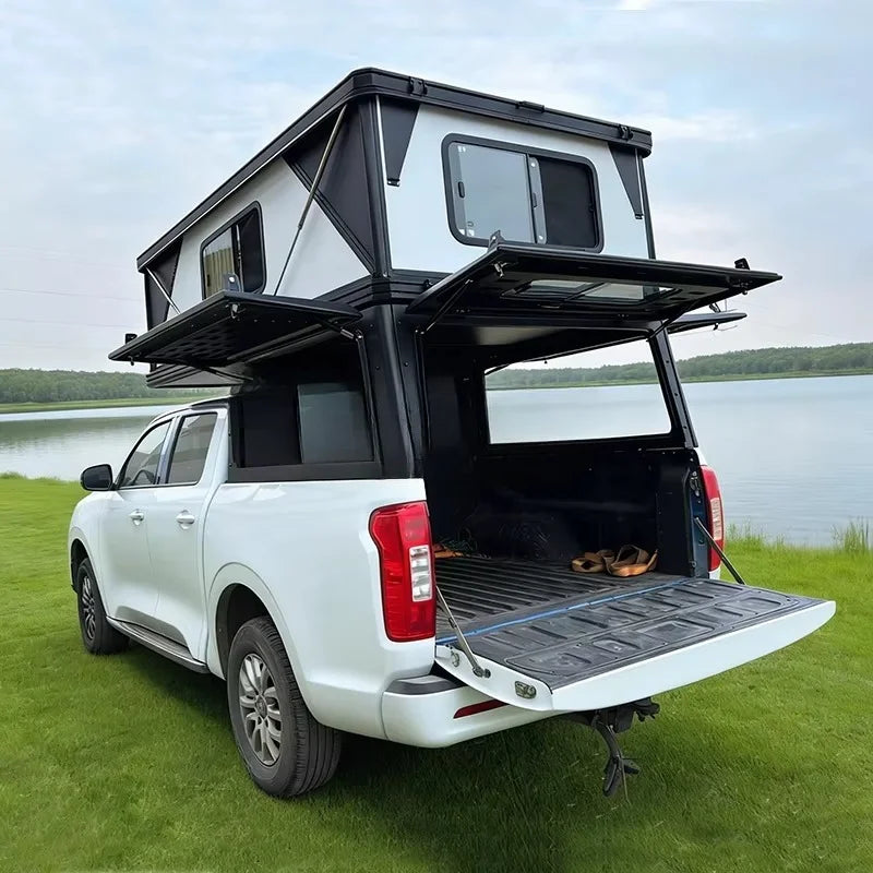 Truck Camping Tent - Pop-up Truck Tent, Fully Equipped Camping Tent with Bed for Outings and Outdoor Adventures