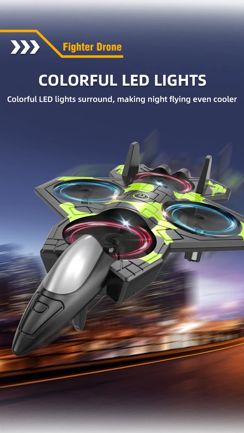 K500MAX Drone Fighter Jet 4k HD Professional Drone Camera WIFI Fpv Aircraft Quadcopte Aerial Photography Drone Birthday Toys
