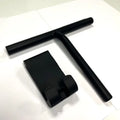 Matte Black Silicone Squeegee Streak Free Cleaning Shower Squeegee for Glass Bathroom Shower Doors Mirrors Tiles Car Windows