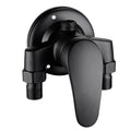 Cold Hot Mixer Tap Bathroom Faucets Black Shower Faucet Shower Head Set Household Wall Mounted Shower Mixer Valve Switch