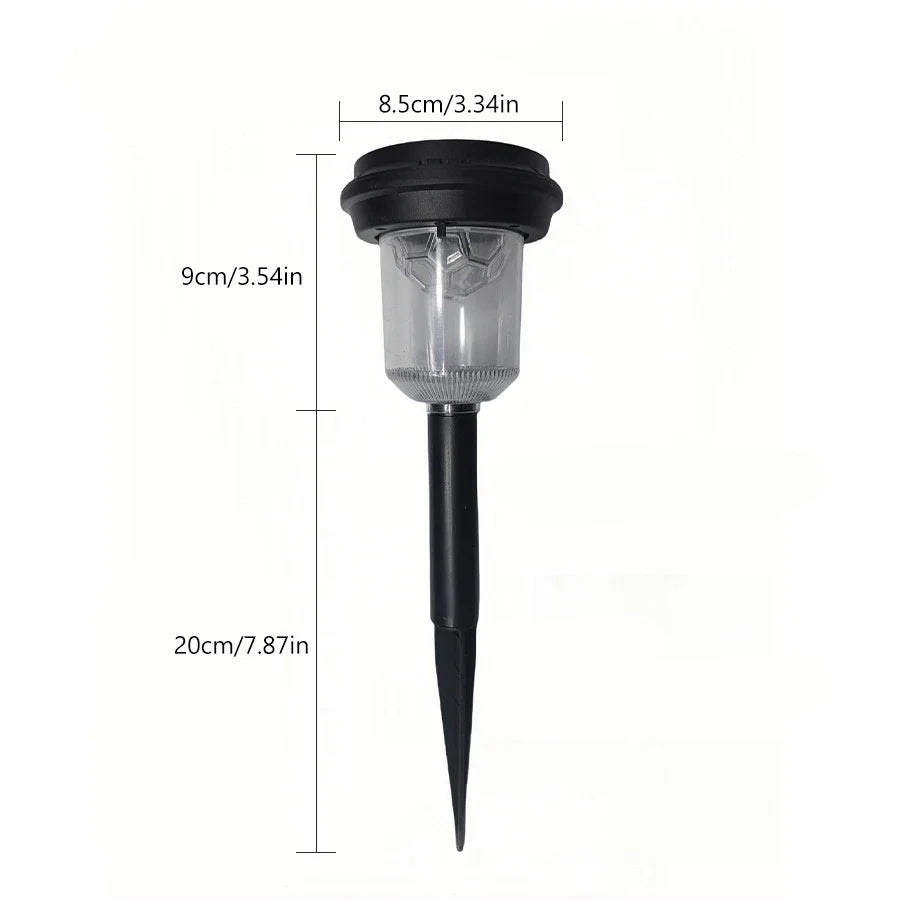 Solar Outdoor Lights New Garden Lamps Powered Waterproof Landscape Path for Yard Backyard Lawn Patio Decorative LED Lighting
