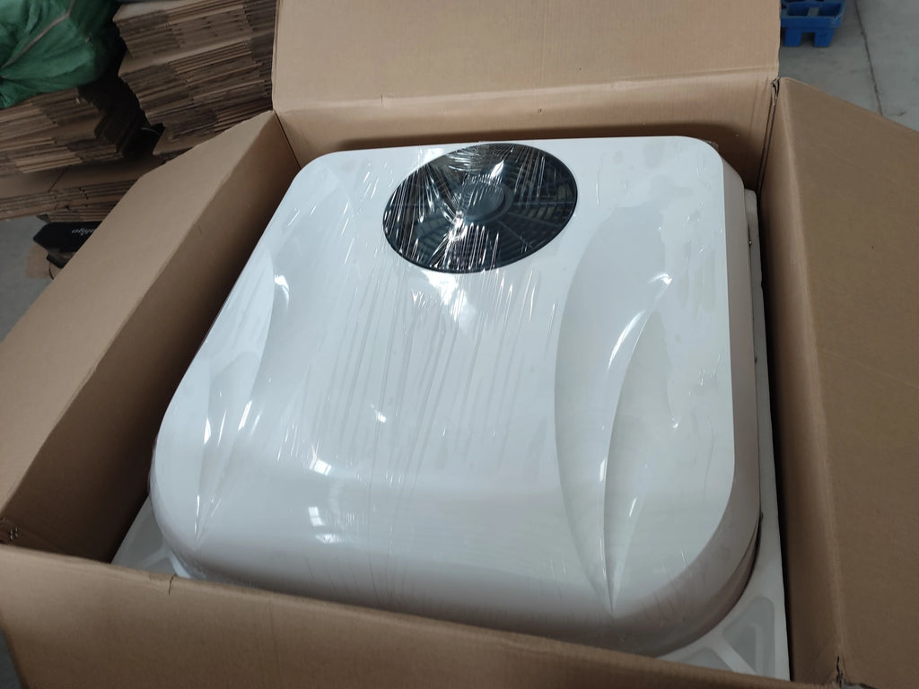Heating and Cooling Air Conditioner DC12V 24V 48V AC110V 220V Parking AC/Heater Motorhome Roof Parking Cooler Air Conditioning