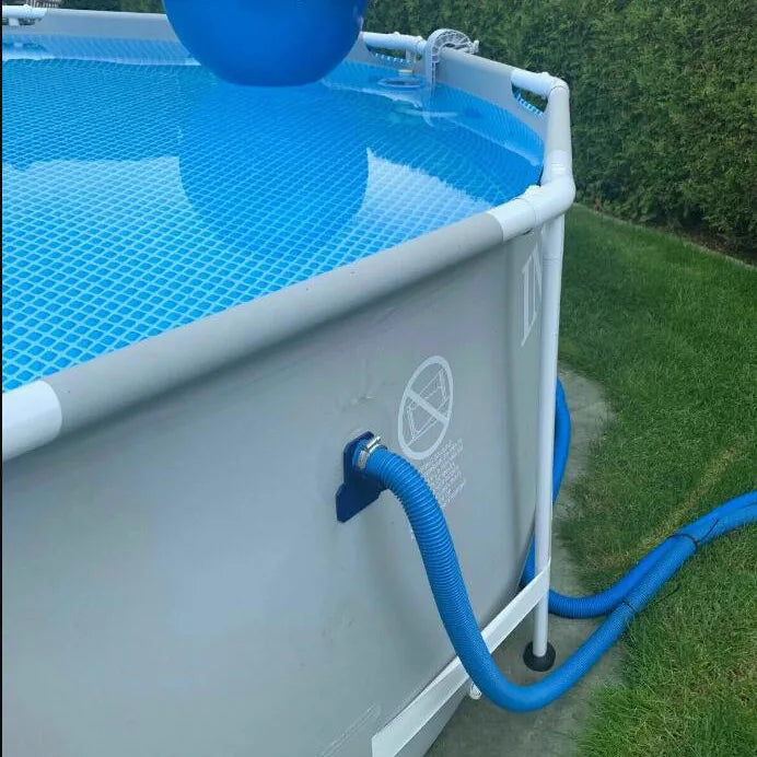 Swimming Pool Pipe Holder Mount Supports Pipes 30-38mm for Intex Bestway Ground Hose Outlet with Cable Tie Piscinas Kids Adults