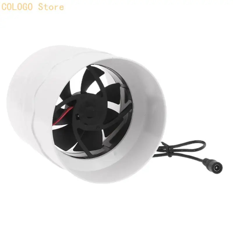Exhaust Air Fan for Bathroom Kitchen Grow Room Ventilation Low Noise Inline Fan D0LD