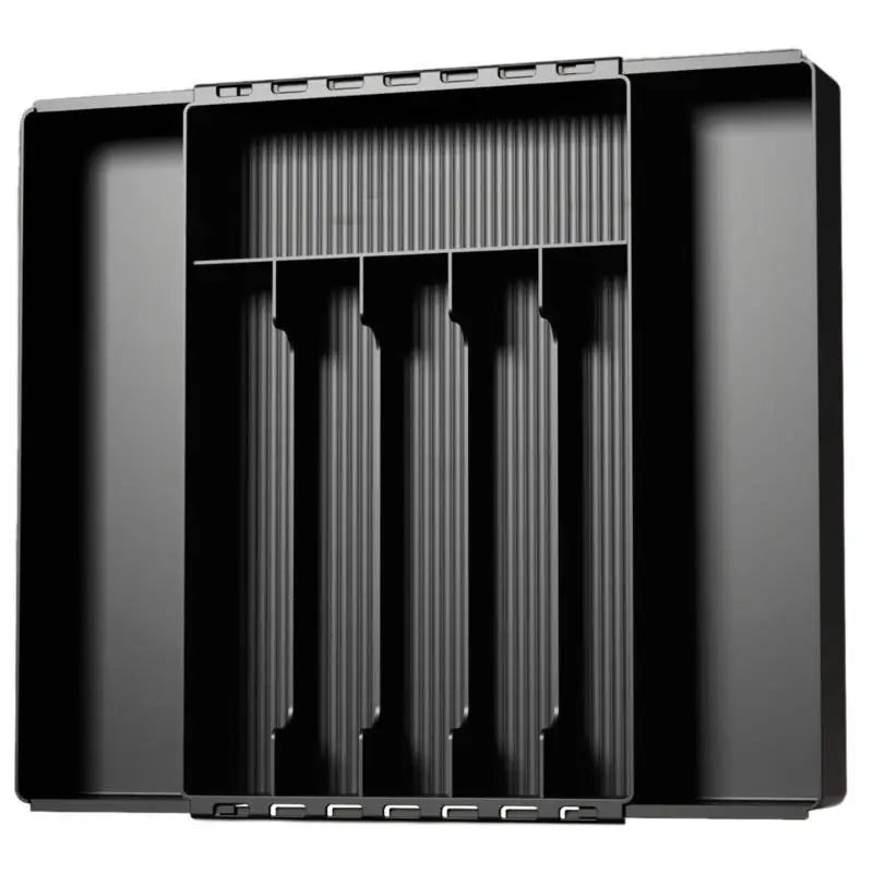 G6KF Effective Kitchen Drawer Cutlery Organizers Convenient Drawer Cutlery Storage Holder Case Space Saving Utensils Sorter