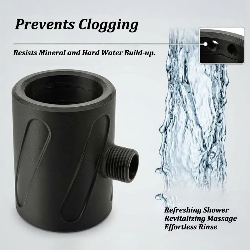 Men Shower Nozzle High Pressure Spiral Nozzle Pet Dog Cat Foot Wash Tool Circular Flushing Massage Sprayer Bathroom Shower Head