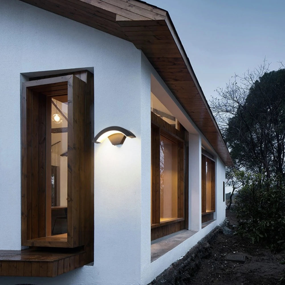9W RGBW Smart Outdoor Wall Lamp Tuya Wifi Bluetooth App Dimmable IP65 Lighting 18W White Warm Home Street Porch LED Lights