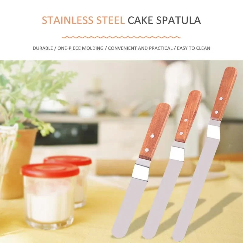 Portable Cream Spatula Cake Butter Accessories Kitchen Gadgets Cake Decorating Tools Stainless Steel  Baking  Pastry Tools
