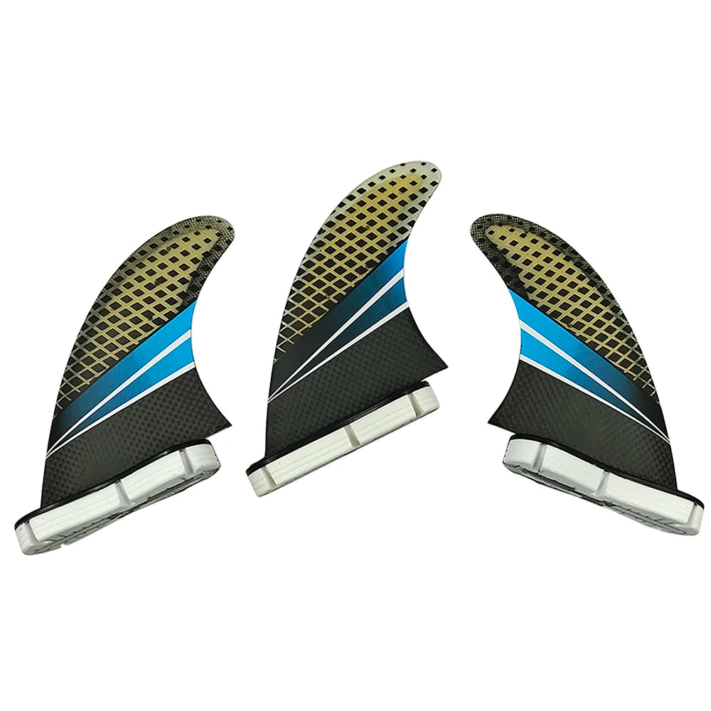 UPSUFRF Surfboard Fins G7 Flowing Fins PERFORMER PC CARBON TRI FIN UPSURF FCSⅡ L Thruster Surf Fins Stabilizers For Surfing
