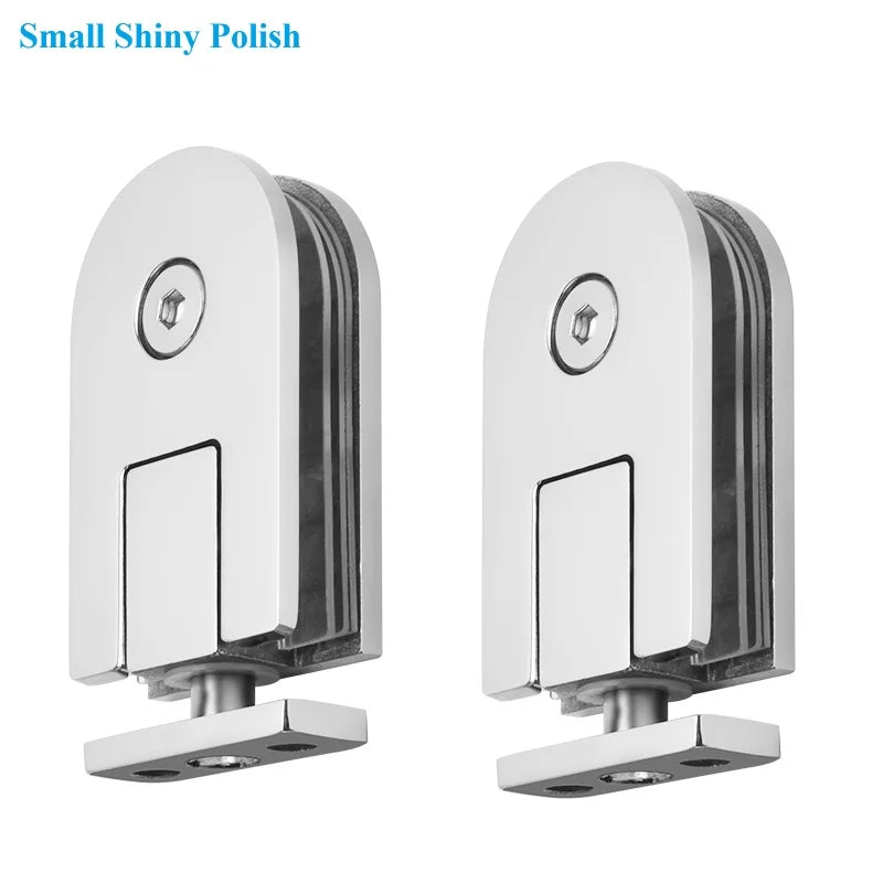 1Pair SUS304 Framless Glass Door Pivot Hinge For Shower Enclosure Commercial Entry Cubicle