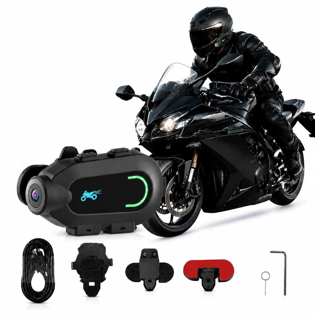 Action Camera - 1080P HD 30FPS Video, 9 Hour Battery, Waterproof, 300 Degree Rotating Lens, Streaming, Dashcam, Low Light Film.