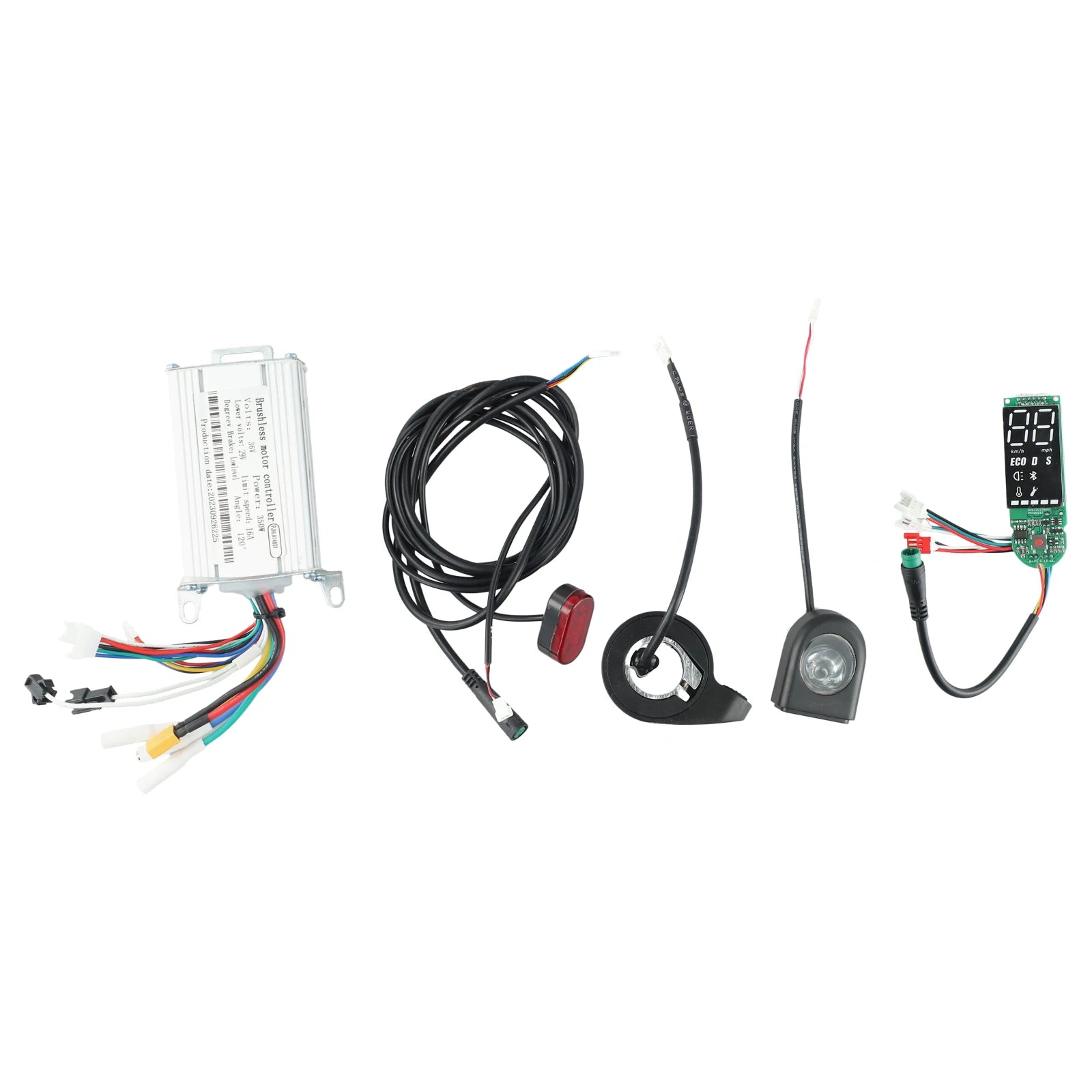 36V 350W 15A Scooter Controller Electric Scooter Controller Display Dashboard Accelerator Scooter Replace Suit For E-Scooter
