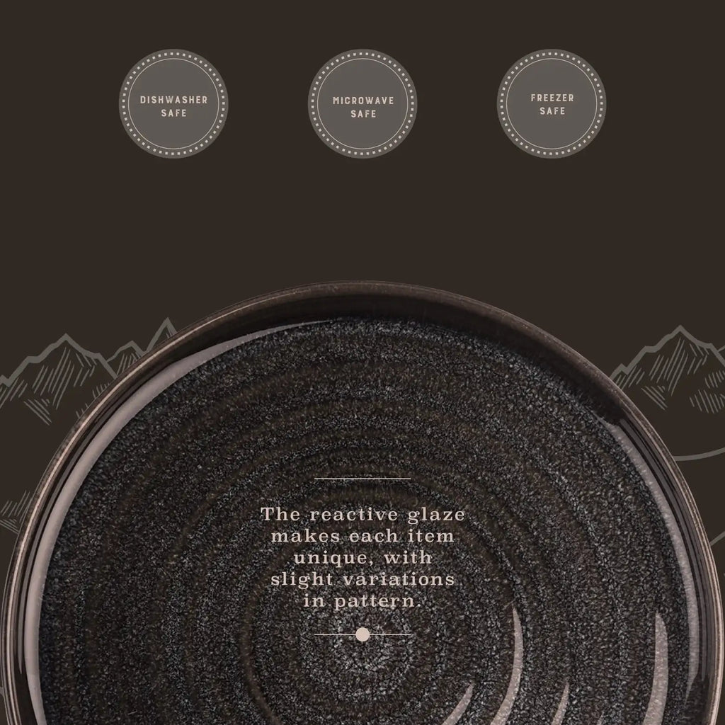 Yellowstone Rip Ceramic Salad Plate