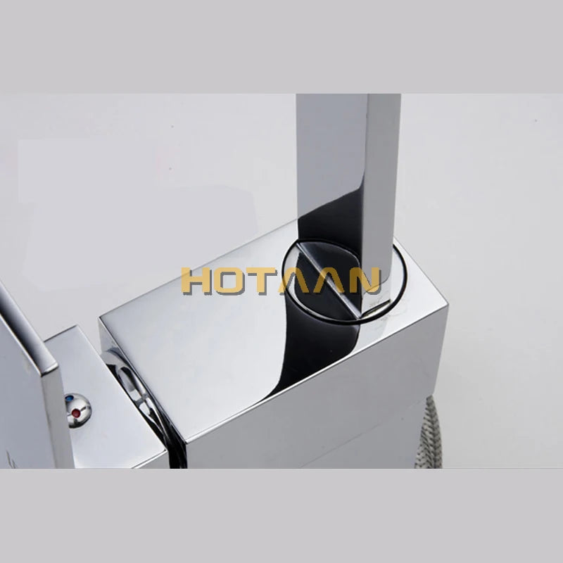 . Kitchen faucet Brass kitchen sink tap ,kitchen mixer,square swivel Kitchen Faucets, torneira YT-6004