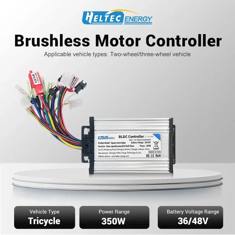 Electric Bicycle Accessories 36 48 60V Electric Bike 350-1000W Brushless DC Motor Controller For Electric Bicycle E-bike Scooter