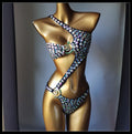 2025 newest fashion swimsuit bar bikinidiamond bikini crystal bar bikini  swimsuit handmade bar bikini diamond bikini swimsuit