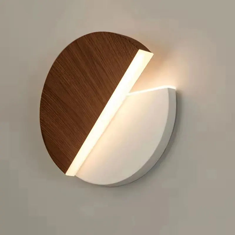 LED Wall Lamp 360 Degree Rotation Adjustable Bedside Lights White Black Creative Wall Light  Modern Bedroom Loft Aisle Lamps