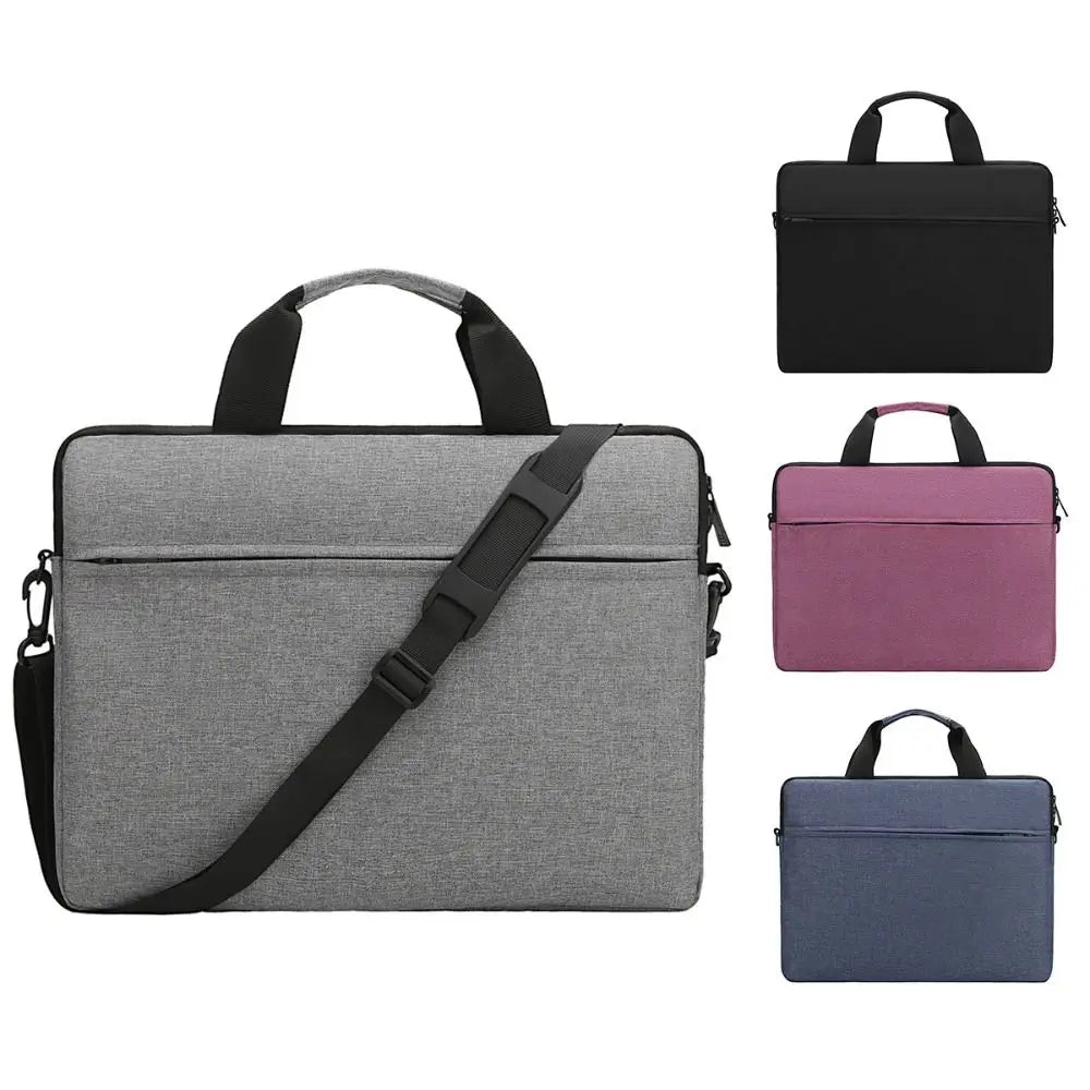 Universal Shockproof Laptop Sleeve Case Ultra Thin Large Capacity Laptop Handbag Fashion Business Notebook Cover