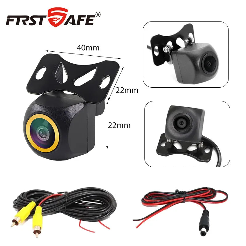 AHD CVBS HD fisheye reversing camera IP67 waterproof night vision lens compatible with car radio MP5 player monitor