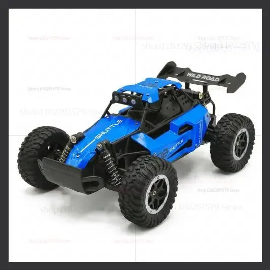 RC Monster Truck 1:16 Scale Remote Control Car 2.4GHz Alloy Shell 20KM/H Fast Off Road RC Car LED LED Headlight Toy Gift for Kid