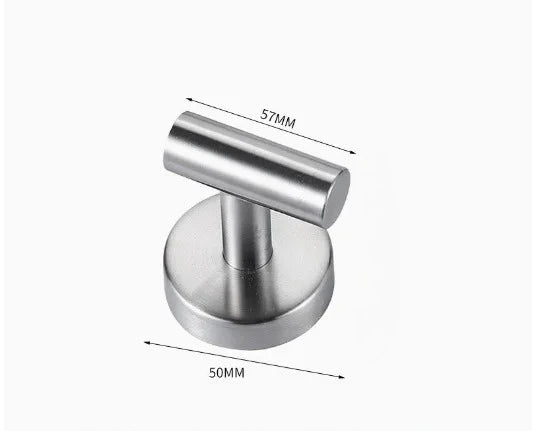 Bagnolux Stainless Steel Gun Gray Black Polished Chrome Brushed Gold Hanger Hook Towel Bar Paper Holder STURDY HANDS