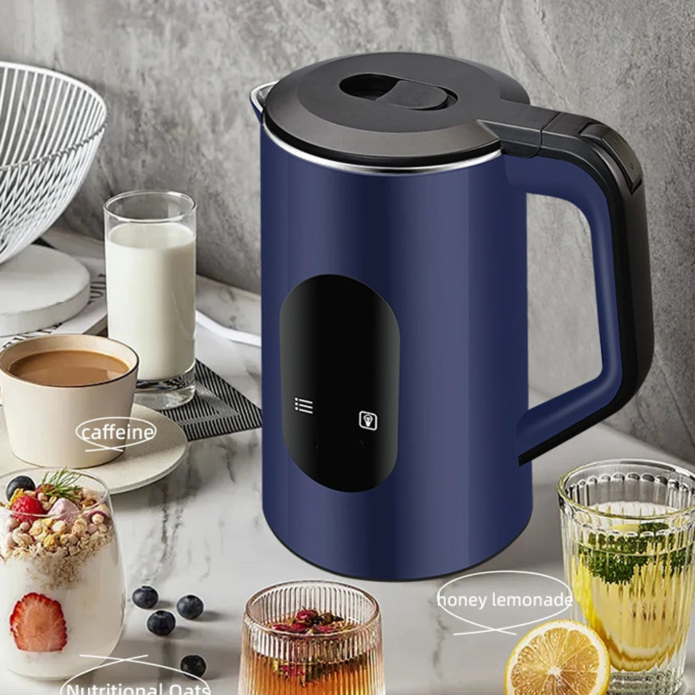 2.2L Stainless Steel Electric Large Tea Kettle 1500W Fast Boil Hot Water Boiler Thermal Water Kettle for Making Tea and Coffee