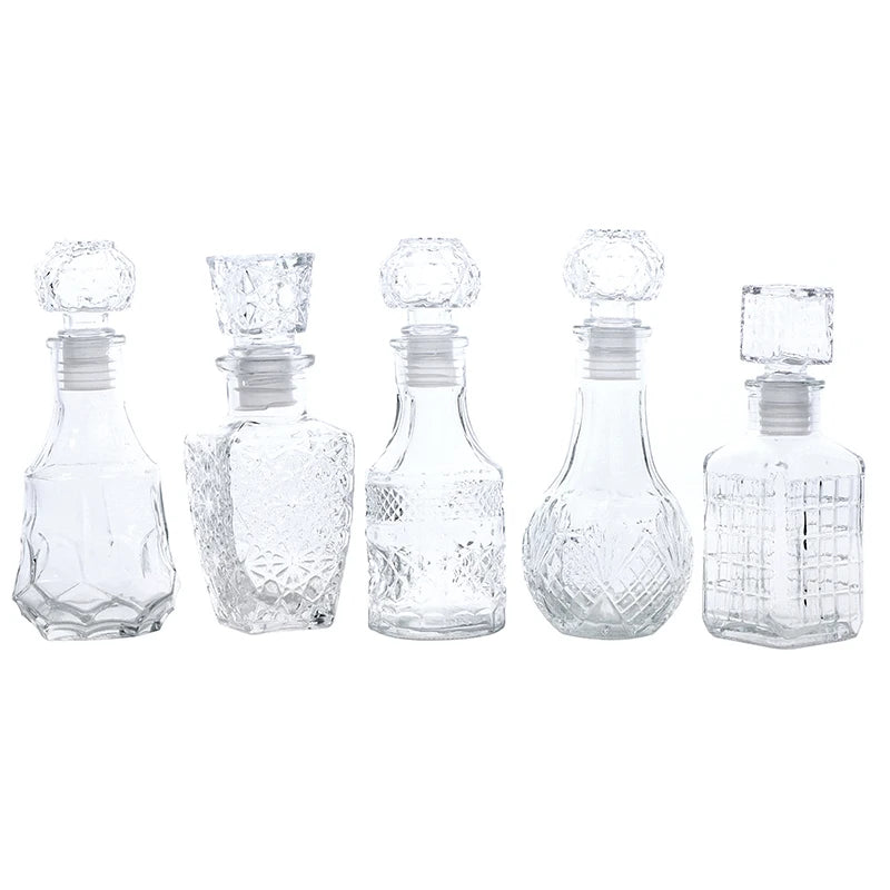 1Pc 100/150ml Transparent Glass Cup Whiskey Decanter Party Barware Whiskey Glass Bottle For Liquor  Bourbon Barware