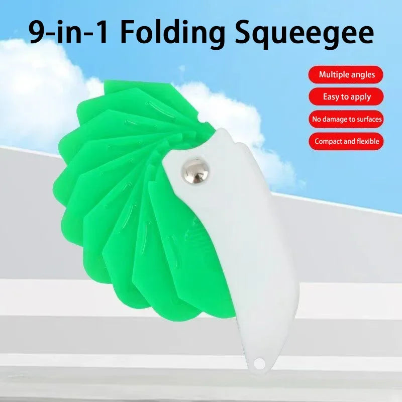 9-in-1 Silicone Caulking Tool Sealant Spreader Spatula Professional Grout Remover for Tile Window Joint Edge Finishing Work