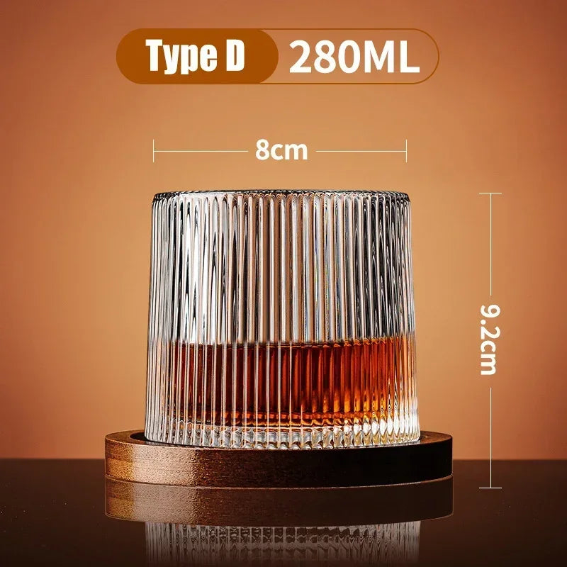 Whiskey Glass Foreign Wine Glass Household Crystal Classical Tumbler Decompression Glass Beer Glass