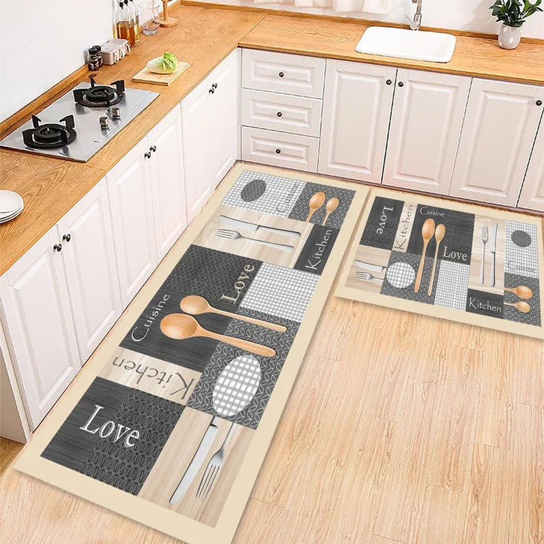 Kitchen Rug Non Slip Kitchen MatWashable Anti Skip Kitchen RugVivid Colors Kitchen CarpetHome Decorative Washable RugHome Gift