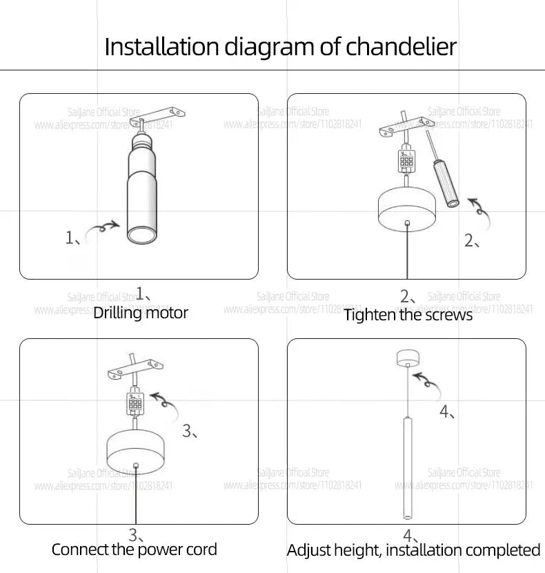 Modern LED Long Pendant Light  Kitchen Ceiling Lamp Bedroom Bedside Lamp Dining Counter Decoration Chandelier Indoor Lighting