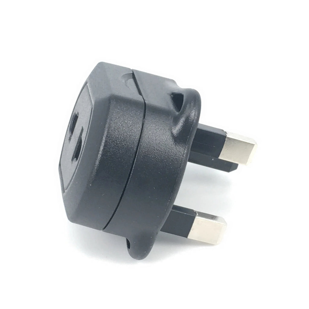 EU 2 Pin To 3 Pin UK Electric Power Shaver Toothbrush Plug Adaptor Converter Durable for Travel Socket Adapter