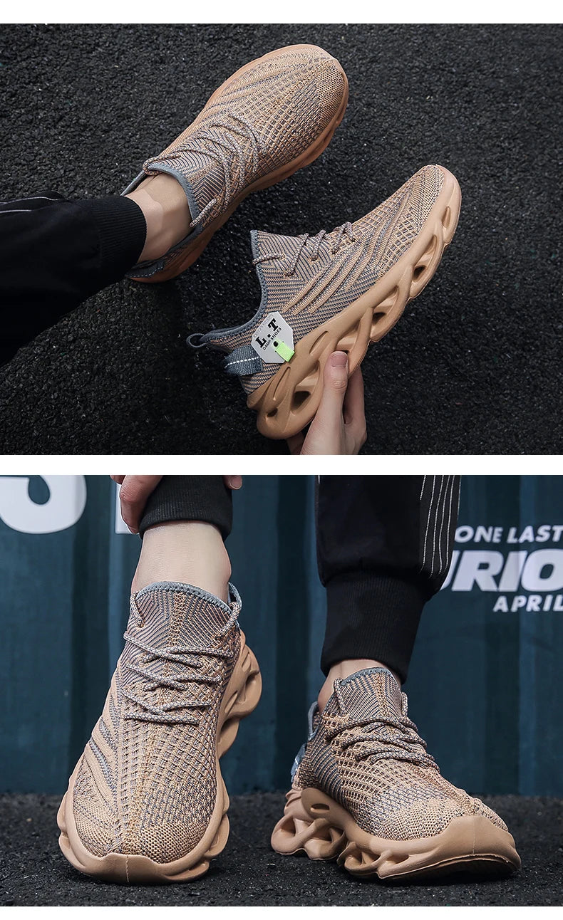 Men's Sports Sneakers Running Shoes Non-Slip Outdoor Casual Mesh Tennis Athletic Lightweight Breathable For Women Walking Shoe