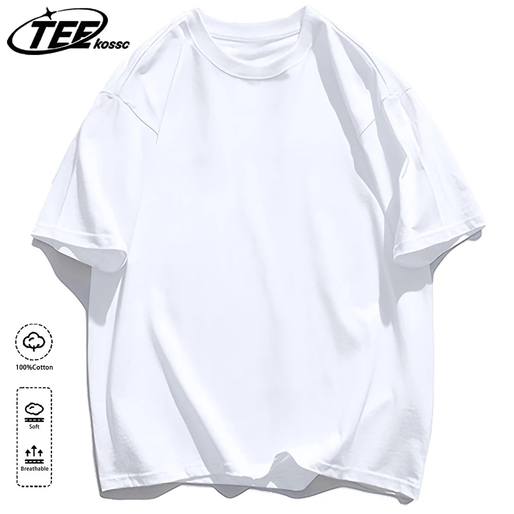 Korean Style Short Sleeve Y2K Solid T-Shirt Women Summer Trendy T Shirts Loose Multicolor Clothes Cotton All-Match Sportswear