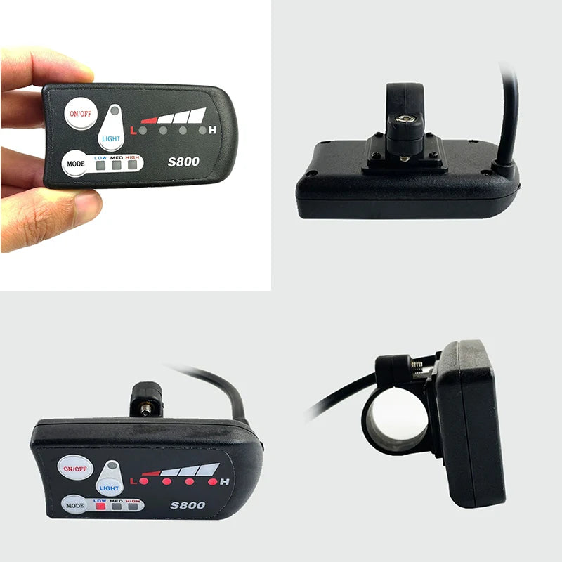 250W-750W Brushless For Electric Bike Controller LCD Panel Scooter EN06 S830 S866 JN Controller 15A 25A WP Plug Square Wave GD06