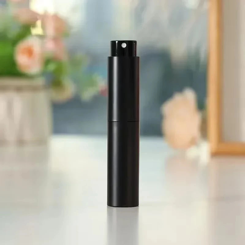 10 ml Travel Perfume Sprayer, Refillable Cologne Container, Empty Dispenser Sprayer for Mini Sprayer Size (Black