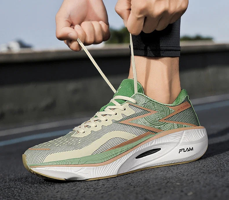 Running Shoes Carbon Board Speciality Marathon Men Sports Breathable Lightweight Women's Comfortable Athletic Nonskid Sneakers