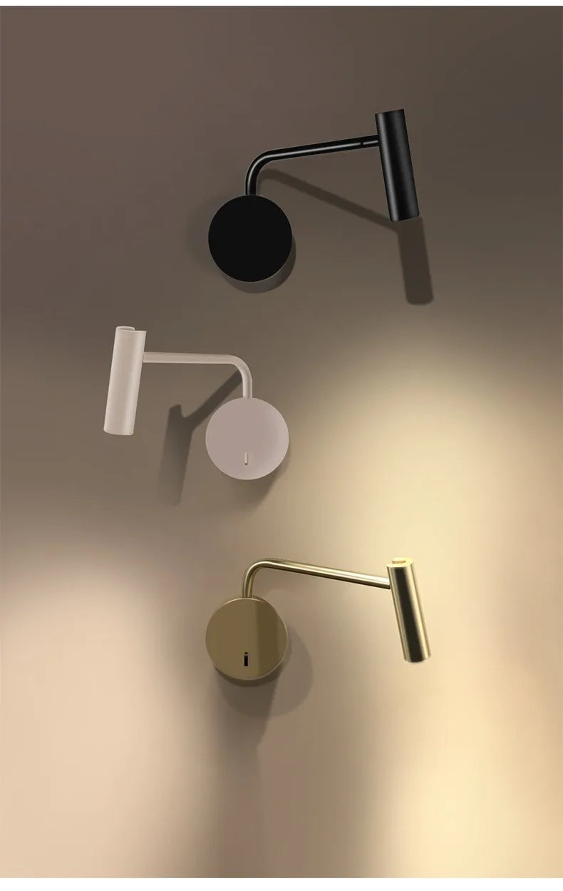 Modern LED Wall Lights 9w With Switch LED Wall Lamps Living Room Indoor Lighting Bedside For Bedroom Read Wall Sconce