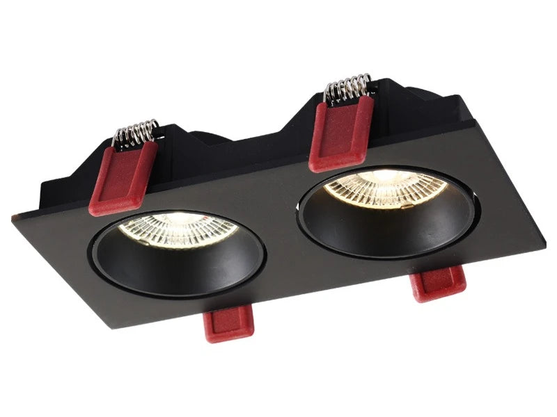 Modern Simple Down Light Embedded Dark Decoration Household Ultra-Thin No Main Light Adjustable Angle LED Anti-Glare Spotlights