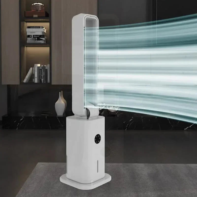 Household 220v New Bladeless Fan Safety Intelligent Purification Ground Anion Electric Air Circulation Tower Fan 220v