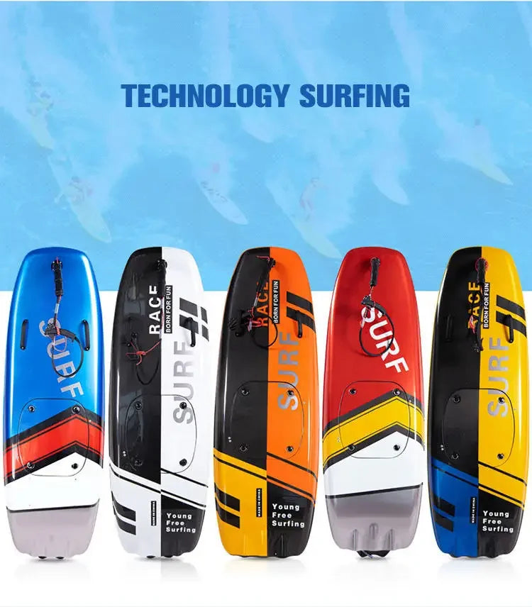 Water Surfing Board 55km/h 3.0L Gas Powered Surfboard 2stroke Water-cooled Engine Jet Surf Board
