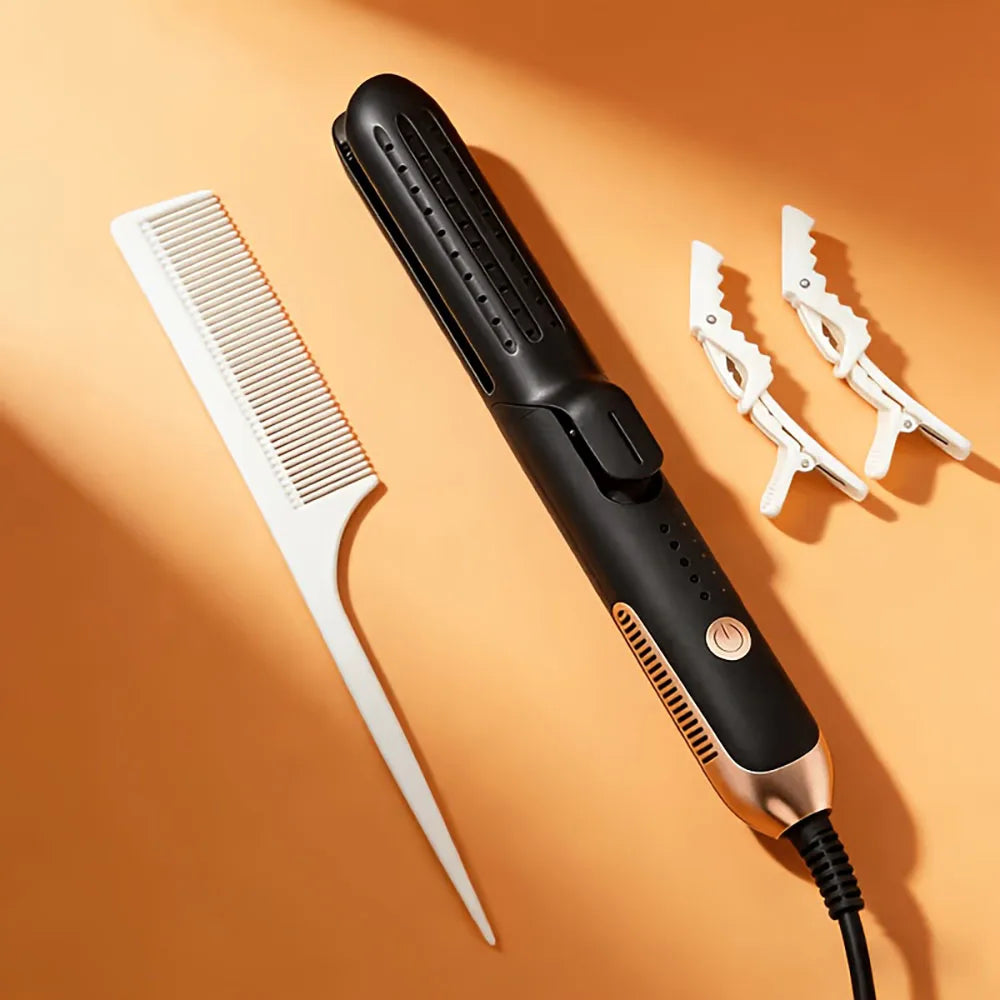 Professional Hair Straightener 2-In-1 Curling Wand Ceramic Ionic Fast Heat-Up Hair Flat Iron Negative Ion Iron Hair Straightener