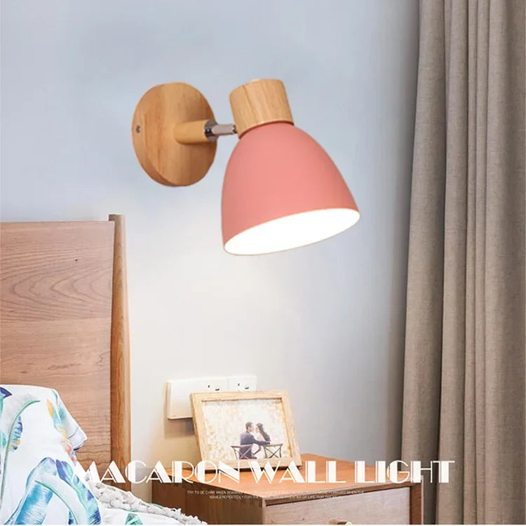 Modern Minimalism Design Iron Art Circular Adjustable Home Hotel Bedroom Wall Light LED Reading Light Balcony Living Room